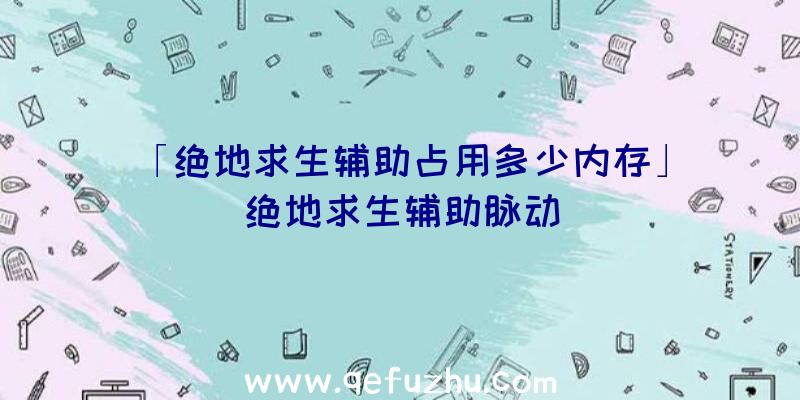 「绝地求生辅助占用多少内存」|绝地求生辅助脉动